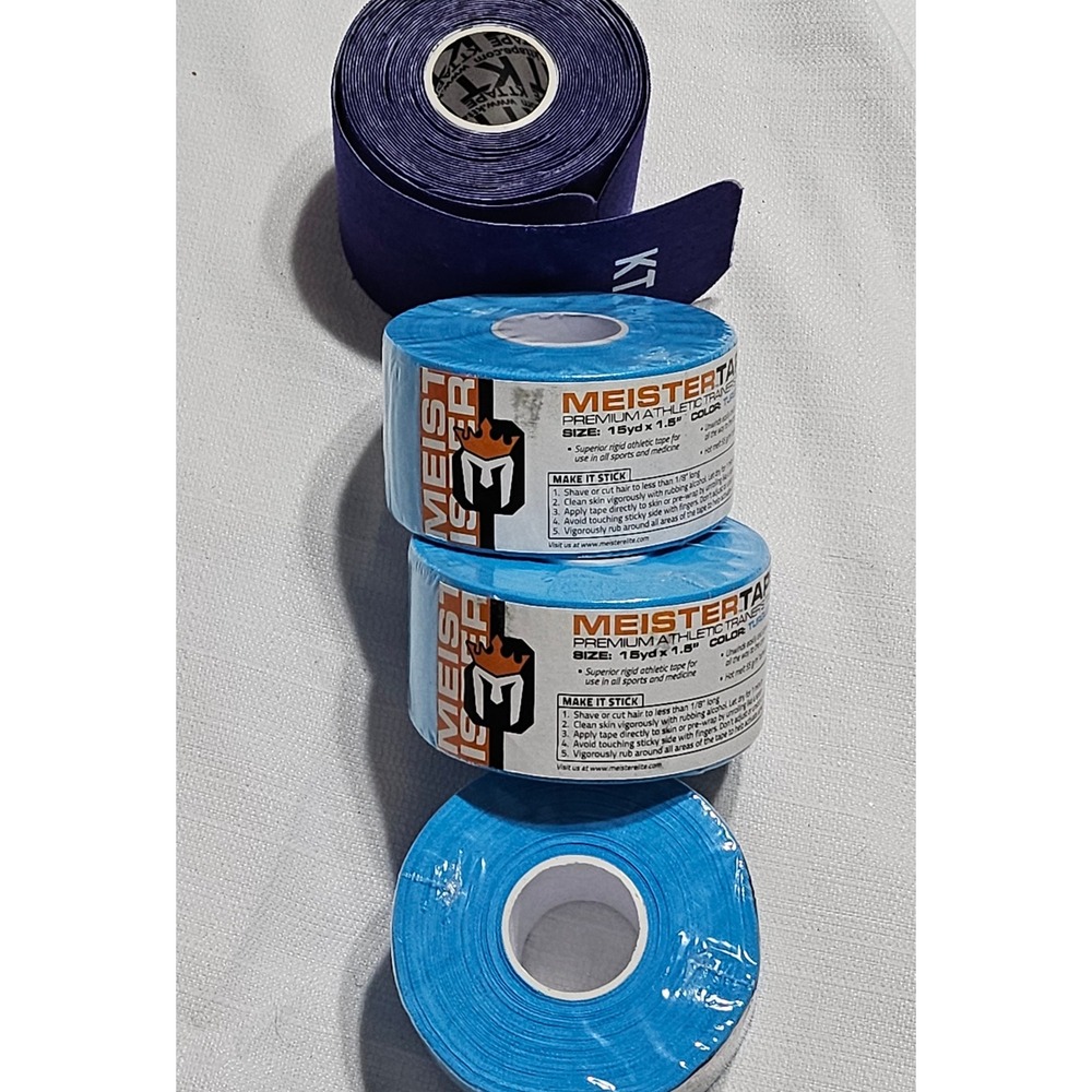 MEISTER PREMIUM ATHLETIC TRAINERS‎ TAPE RIGID 15YD X 1.5" Lot of 4